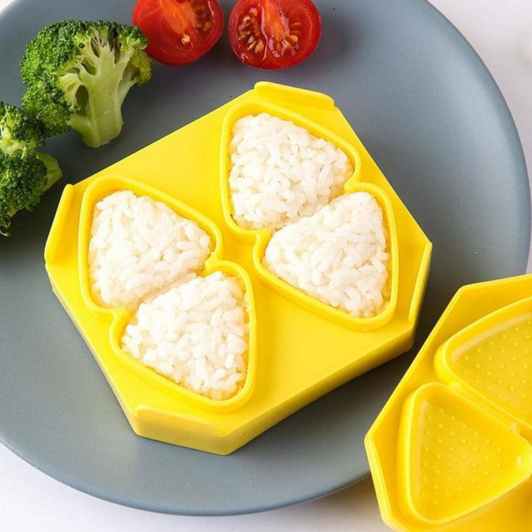 Hofumix Sushi Making Kit Rice Ball Molds Bento Accessories  Sandwich Cutters for Kids Kitchen Tools for Baby Kids Meal: Sushi Plates
