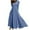 Blue, variant on Lindreshi Maxi Dresses for Women Long Sleeve Women's Fall Winter Sasual Loose Solid Color Long Sleeve V-Neck Long Dress