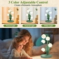 thumbnail image 4 of Vintage Flower Table Lamp for Home, 5 Lily of the Valley Bedside Lamps 3 Color Modes Nightstand Lamp for Bedroom US Plug, 4 of 8