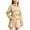 Khaki, variant on Cethrio Girls Trench Coats Size 10-12, Mid-length Casual Long Sleeve Double Breasted School Uniform Jackets Khaki Size 10-12