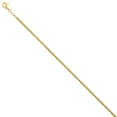 thumbnail image 2 of Wellingsale 14k Yellow Gold Polished Solid 2mm Franco Round Chain Necklace - 22", 2 of 6