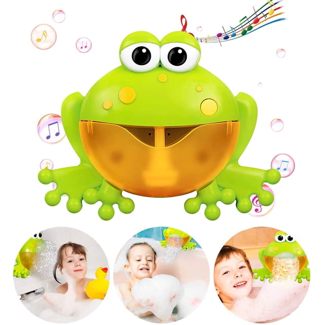 Children Bubble Machine Automatic Bubble Maker Baby Kids Musical Fun Suction Cup Bathtub Toy Gift