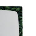 thumbnail image 3 of Ambesonne Tropical Fitted Sheet, Monsteras Realistic Plot, King Size, Hunter Green and Dark Teal, 3 of 5