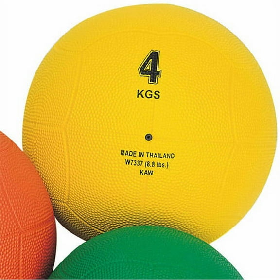 Rubber Medicine Ball, 8.8 lbs.