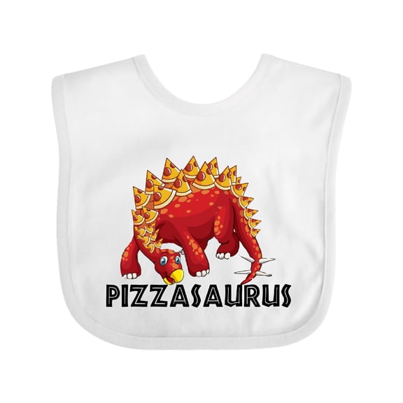 Inktastic Pizzasaurus Boys or Girls Baby Bib