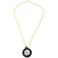 thumbnail image 2 of FELTECHELECTR 1 reloj redondo de enfermera, reloj médico de silicona, reloj de bolsillo colgante, reloj de regalo (negro, correa de color aleatorio)., 2 of 4