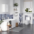 thumbnail image 2 of kleankin Bathroom Wall Cabinet Medicine Cabinet with Shelves, White, 2 of 10
