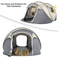 thumbnail image 7 of VINGLI 3/4-Person Pop-Up Dome Tent with Dual Mesh Doors, 7 of 7
