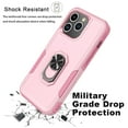 thumbnail image 6 of Ebizware for iphone 15 Pro Max Phone Case, 360° Rotatable Ring Holder Kickstand Case Heavy Duty Shockproof Magnetic Car Mount Supported Cover for iphone 15 Pro Max - Rose Gold, 6 of 8