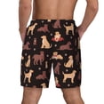 thumbnail image 4 of Haiem Labrador Retriever Dog Mens Swim Trunks with Compression Liner 2 in 1 Swimming Shorts Stretch Swimwear Quick Dry,Board Shorts-Medium, 4 of 9