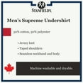 thumbnail image 3 of Stanfield's Men's Tall Supreme Cotton Blend crew-neck T-shirt Undershirt-2 Pack, 3 of 4