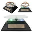 thumbnail image 4 of LED Light Desktop Storage Rack Turntable Display Stand, Solar Powered Display Stand, For Jewelry Stores Boutiques Women Home ANGGREK Rotating Jewelry Display, 4 of 8