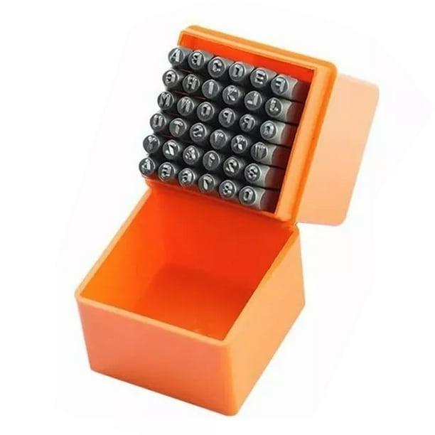 Punzón De Sello De Acero, Juego De Sellos De Acero De 37 Piezas De Alta Dureza Para Joyería