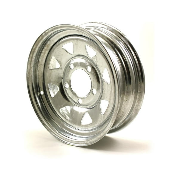 13X4.5 5-Lug on 4.5" Galvanized Spoke Trailer Wheel