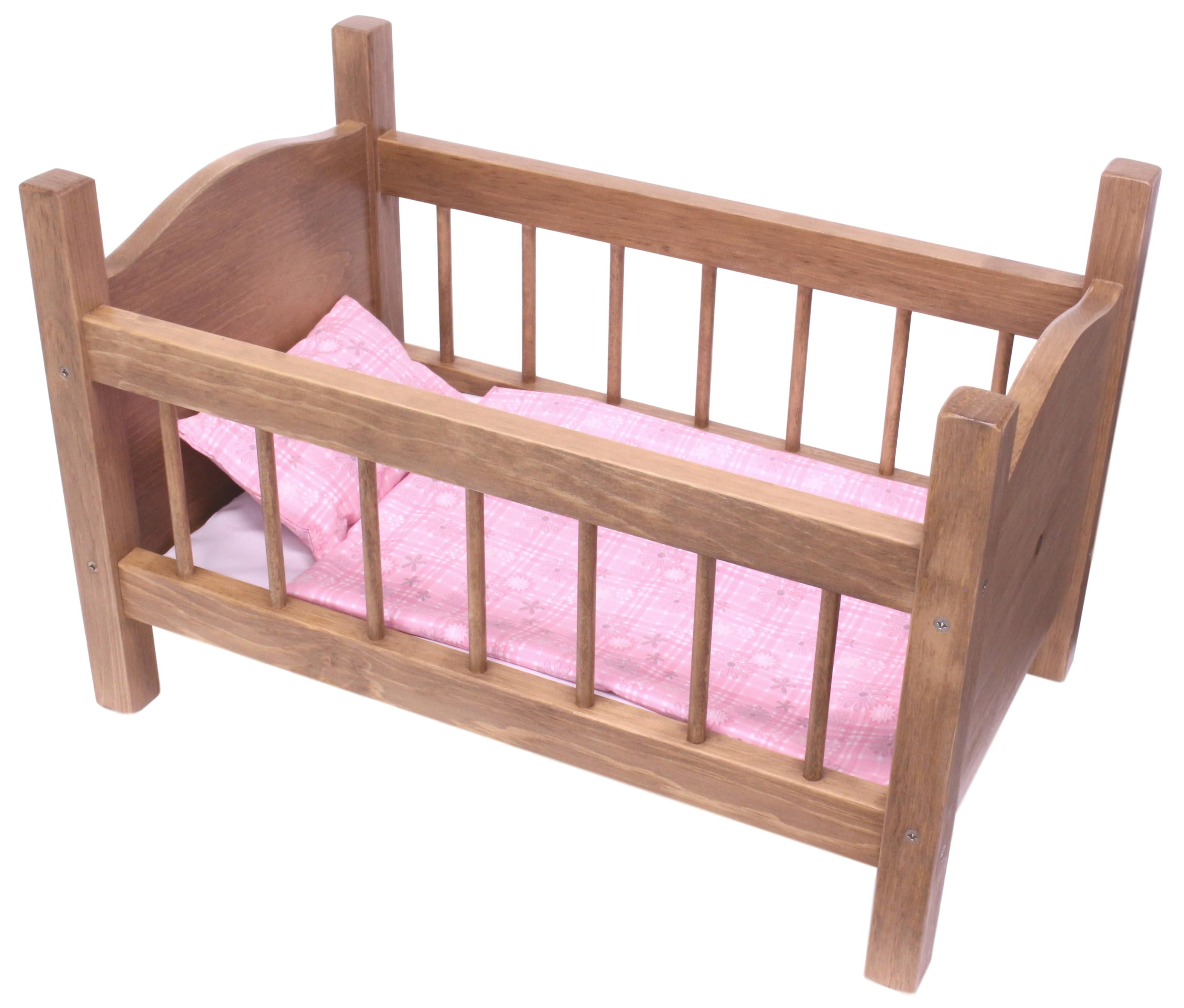 amish-made-rebekah-s-collection-wooden-doll-crib-for-18-dolls-natural