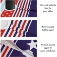 thumbnail image 3 of 4th of July Tablecloth Memorial Day Patriotic Table Cloths Waterproof American Flag Table Cloth with Umbrella Hole 60 x 84 inch for Outdoor Round Table, 3 of 6