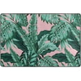 thumbnail image 3 of GZHJMY Tropical Leaves Non Slip Area Rug for Living Dinning Room Bedroom Kitchen, 2' x 3'(24 x 36 Inches / 60 x 90 cm), Palm Tree Nursery Rug Floor Carpet Yoga Mat, 3 of 6