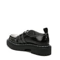 thumbnail image 3 of Circus by Sam Edelman Edelle Black Lugged-Sole Monk-Strap Slip On Loafers (BLACK, 7.5), 3 of 5