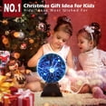 thumbnail image 6 of 6 inch Plasma Ball Lamp Extra Large Touch & Sound Sensitive Plasma Globe Science Learning Toy Nebula Thunder Lightning for Kids Bedroom Novelty Toy Gift Idea, 6 of 7