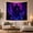 Dragon In Cave, variant on Mysterious Purple Figure Among Jagged Crystals in a Dark Cave, Dramatic Dark Fantasy Illustration Style, for Art Enthusiasts, Thoughtful Gift, for Bedroom and Dorm, Tapestry and Wall Hanging