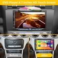 thumbnail image 2 of Estéreo para coche con doble DIN Inex accessories y reproductor de CD/DVD de 7 pulgadas, 2 of 7
