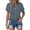 a-67Dark Gray15, variant on VNKIDY Womens Solid Color Point Collar Button Down Roll Short Sleeve Blouse With Single Bust Pocket Summer Regular Fit Loose Casual Shirt Tops For Ladies Cozy Top L