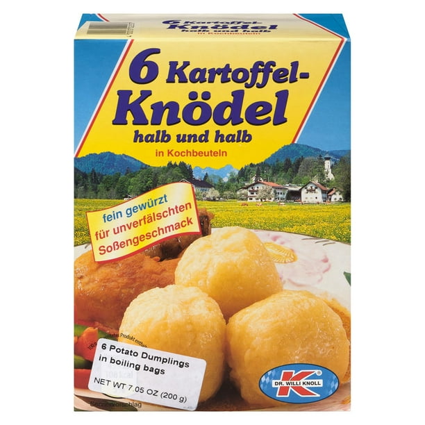 6 boulettes de pommes de terre Knodel de Dr. Willi Knoll dans des sachets bouillants, 200 g