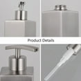 thumbnail image 5 of ZYLER- Stainless Steel Hand Bottle Soap Dispenser Liquid For Bathroom, 5 of 6