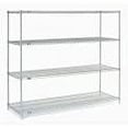 thumbnail image 4 of Nexel Wire Shelving, Poly-Z-Brite, 54"W x 21"D x 63"H, 4 of 4
