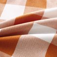 thumbnail image 6 of Unique Bargains 2-Pack Pom Plaid Decorative Throw Pillow Cover 18" x 18" Orange and Beige, 6 of 8