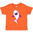 thumbnail image 3 of Inktastic Cute Shark, Little Shark, Pink Shark Boys or Girls Toddler T-Shirt, 3 of 5