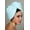 Blue, variant on Eurow Microfiber Hair Towel Turban Wrap - Blue - 1 Pack