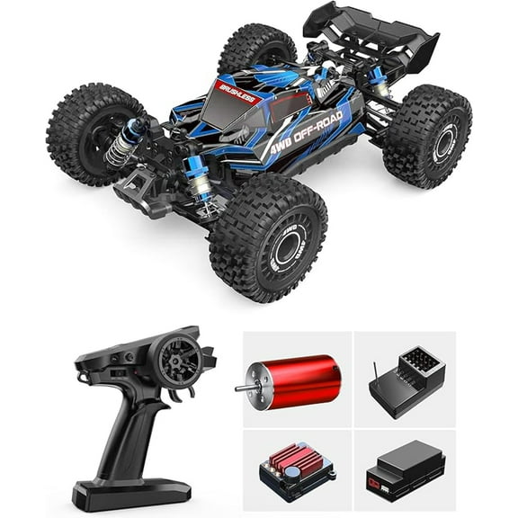 MJX Hyper Go 16207 Remote Control 2.4G 1/16 Brushless RC Hobby Car Vehicle 65km/h High-Speed Off-Road Truck