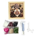 thumbnail image 3 of DIY Yarn Poke Painting Kit for Christmas, 20cm Punch Needle Craft Set with Wooden Frame, Santa Snowman Handmade Home Decor, 3 of 5