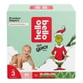 Hello Bello x Dr. Seuss Premium Baby Diapers, The Grinch, Size 3, Club