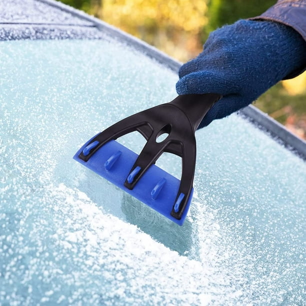 Grattoir à glace pour voiture – Grattoir à glace avec gant – Grattoir à  vitres de voiture – Grattoir à neige – Grattoir de voiture