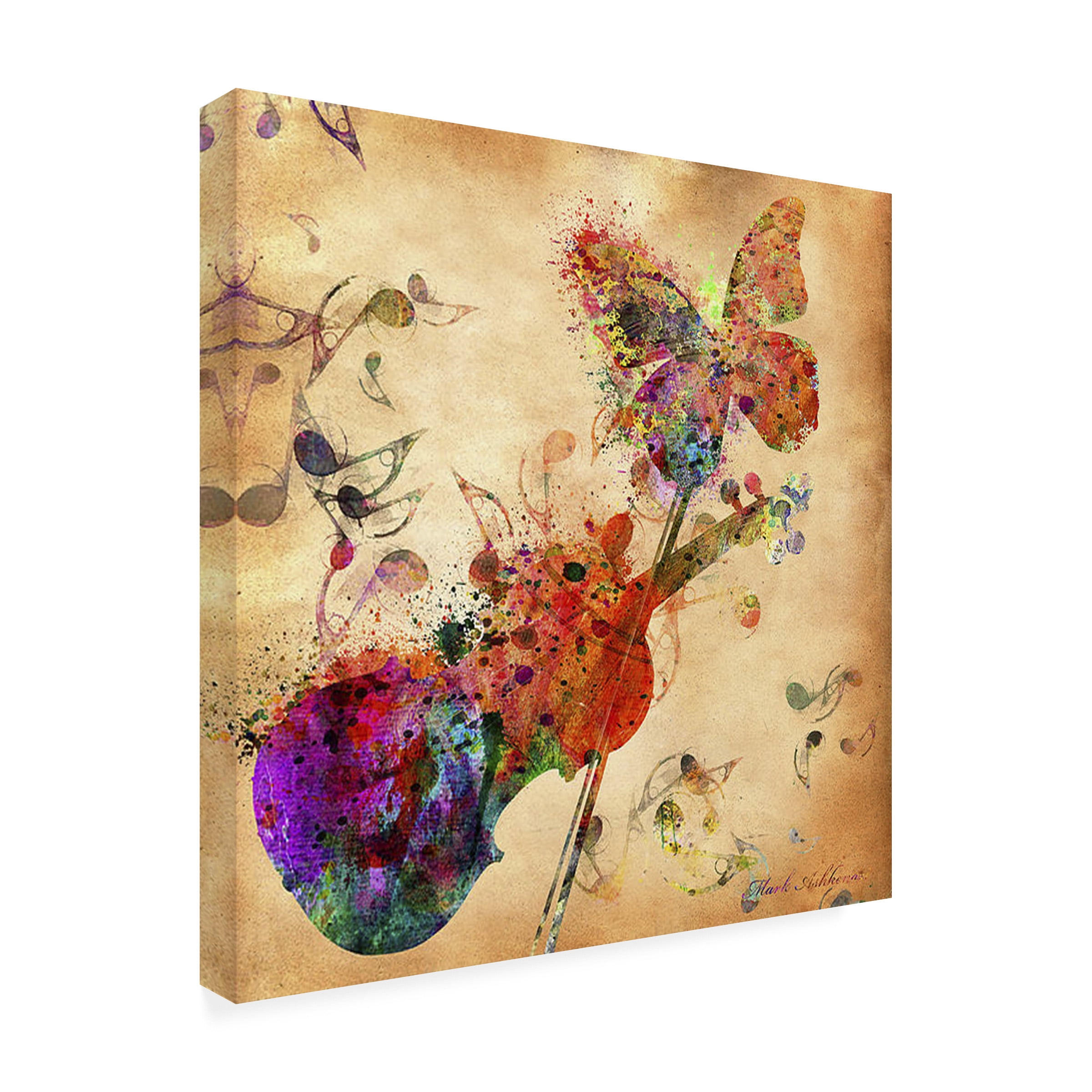 Mark Ashkenazi 'Love Music' Canvas Art