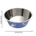 thumbnail image 2 of Dog Bowls Dog Bowls Stainless Steel Dog Bowls For Small Sized Dogs Dog Food Water Bowls With Non Rubber Bottom Pet Feeding Bowl Double Wall Insulated Rustproof 4.7inch Cat Bowls, 2 of 3