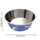 thumbnail image 2 of Comedero para perros de acero inoxidable: doble pared aislante, base de goma antideslizante, inoxidable, para comida/agua, perros pequeños y medianos, 2 of 3