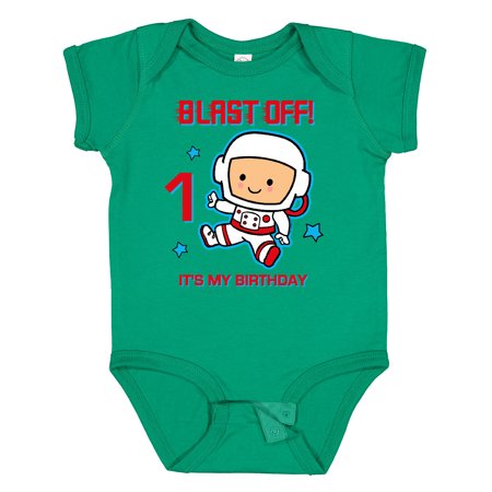 

Inktastic Blast off 1st Birthday Gift Baby Boy Bodysuit