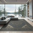 thumbnail image 2 of ODIKA 8'x10' Washable Area Rug Durable, Non-Slip Large Bound Inspired Ornate Centerpiece Subtle Decorative for Living Room, Under Sectional, Family, 2 of 7