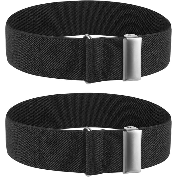 Elastic Adjustable Armband, Unisex Anti-Slip Shirt Sleeve Holders Shirt Long Sleeve Holders Garters Armbands