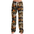 thumbnail image 6 of LHVUOA Halloween Womens Pajama Pants Wide Leg Funny Graphic Pjs Comfy Bottoms with Pockets, 6 of 7