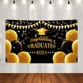 thumbnail image 1 of LLQkigsxse Outdoor Banner Stand with Base Graduation Season Banner Background Cloth Graduation Party Decoration Hanging Flag Party Decoration Props Photo Backgrounds, 1 of 3