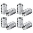 thumbnail image 5 of DSYCAR 4Pcs Silver Car Tire Valve Stems Cap Knurling Style Tire Valve Cap Aluminum Tire Wheel Stem Air Valve Cap for US Schrader, 5 of 10
