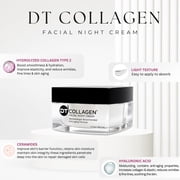 DT Collagen Night Cream, Reduce Wrinkle Cream, 1.7oz