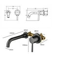 thumbnail image 5 of Brushed Gold Undermount Sink Faucet, 5 of 5