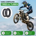 thumbnail image 6 of AlveyTech 3.00-10 Tube & Tire Kit for Dirt Bikes (Single) - Replacement for Baja, Knobby Tread with Angled Valve Stems Rubber Tubes/Tires, 2-Wheeler Mini Pit Pocket Bike Accessories, DIY Install, 6 of 6
