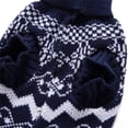 thumbnail image 3 of YUEHAO Christmas Dog Sweater Pet Dog Two Feet Clothes Christmas Snowflake Pattern Pet Sweater Christmas Sweaters for Dogs (Blue, XXL), 3 of 8