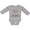 AC-Heather Grey, variant on Will You Be My Godmother Boys or Girls Long Sleeve Baby Bodysuit
